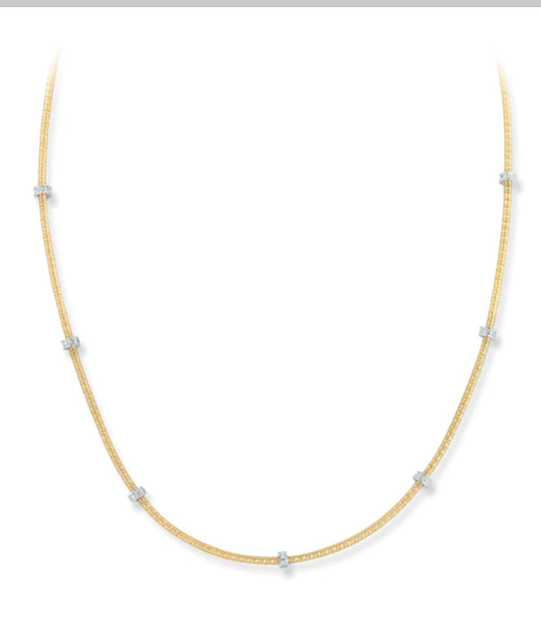 Cocoon Diamond Wrap Necklace