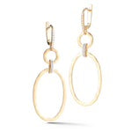 Oval Drop Earring