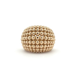 Large Bold Beaded Dome Ring